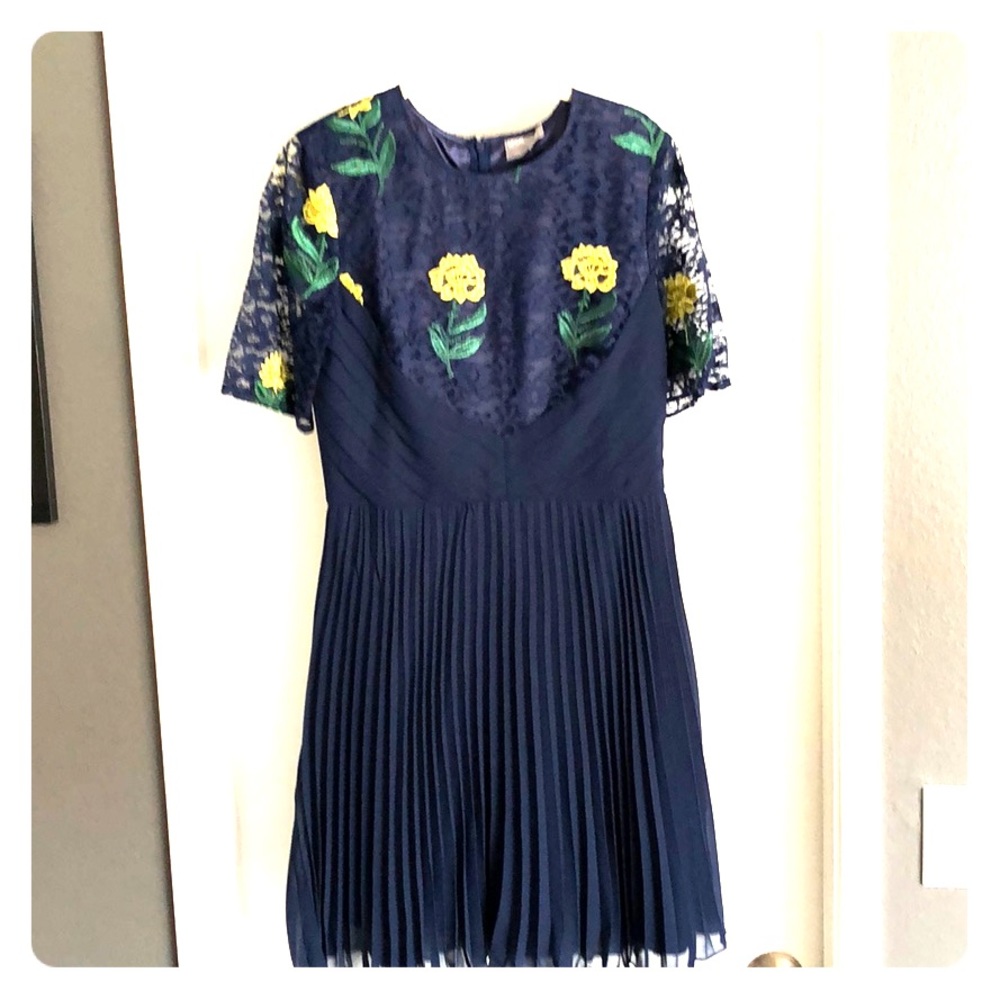 Asos dress with pleats